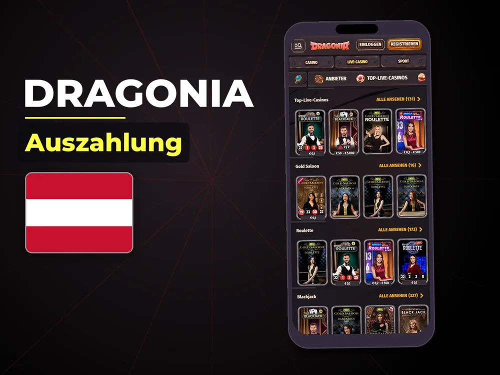 dragonia - Auszahlung