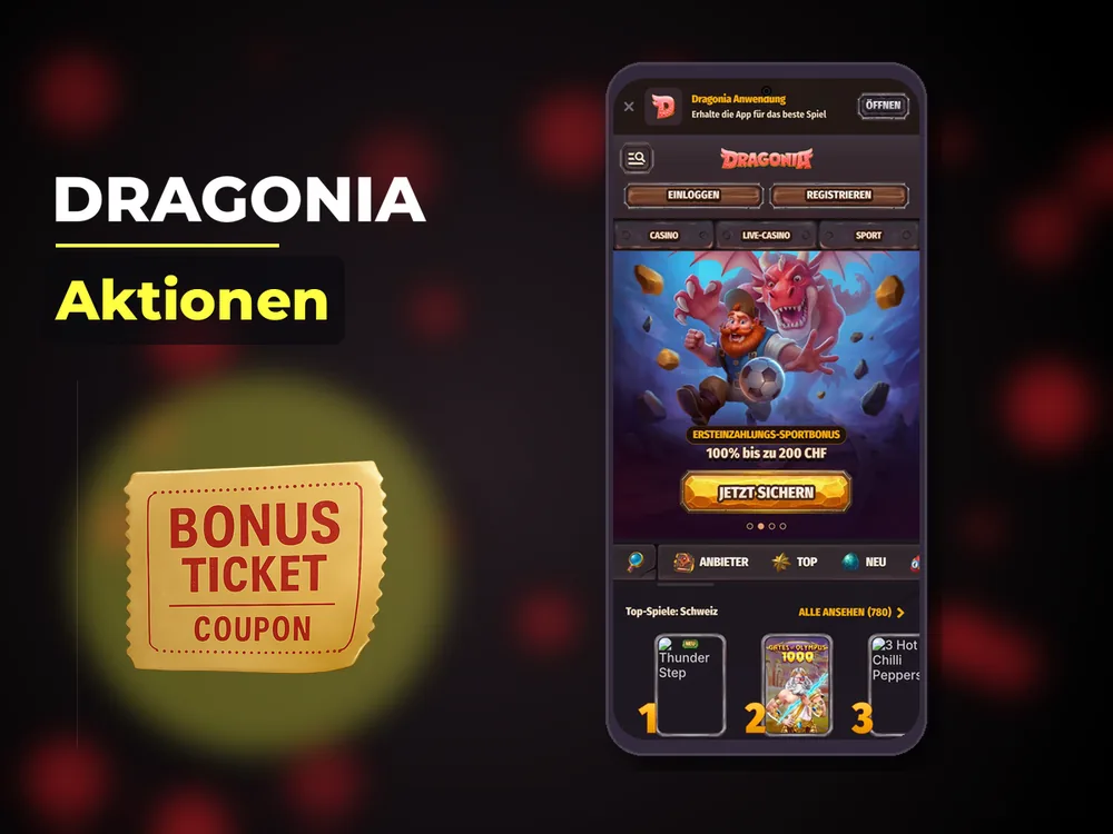dragonia - Aktionen