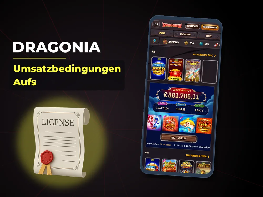 dragonia - Umsatzbedingungen Aufs