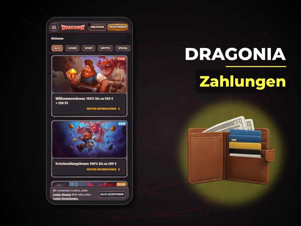 dragonia - Zahlungen