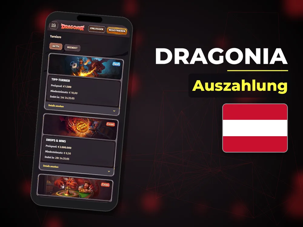 dragonia - Auszahlung
