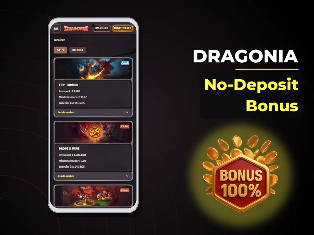 dragonia - No-Deposit Bonus