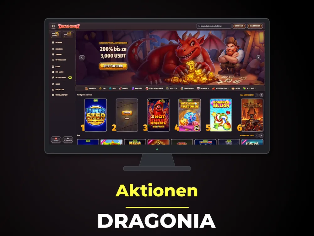 dragonia - Aktionen
