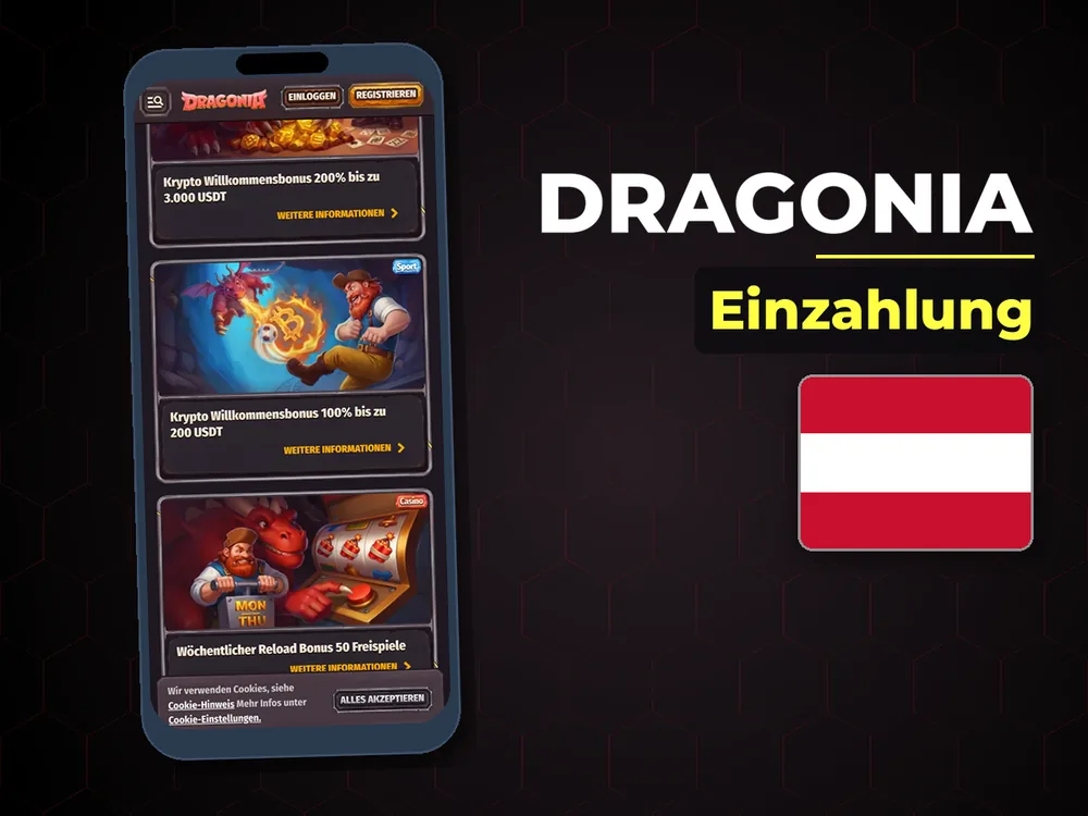 dragonia - Einzahlung