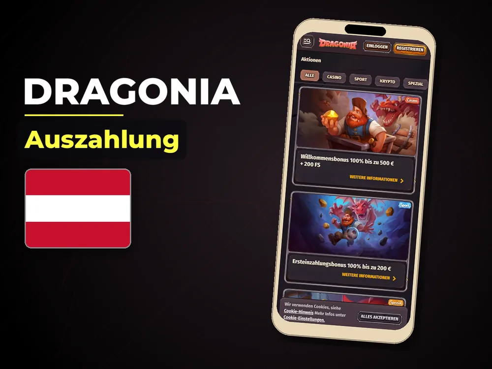 dragonia - Auszahlung