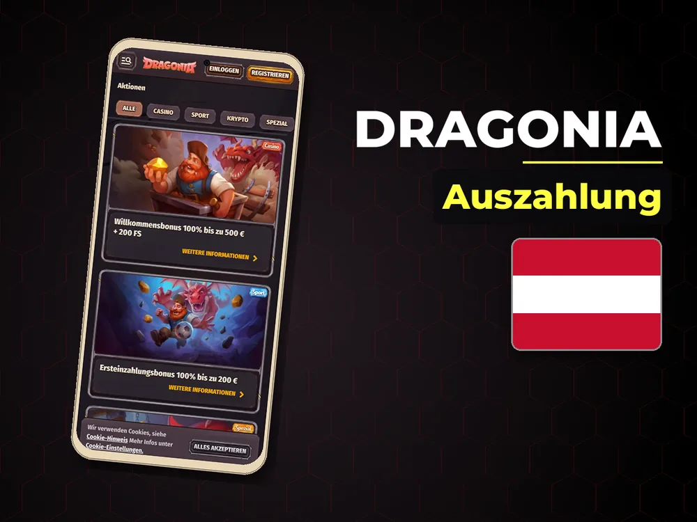 dragonia - Auszahlung